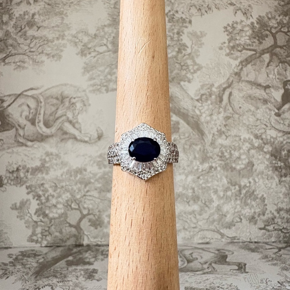 NWT - Bomb Party September Sugar & Sky Ring - Size 9